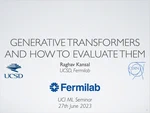 Generative transformers and how to evaluate them (+ Lorentz-equivariant networks)