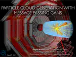 Particle Cloud Generation with Message Passing GANs